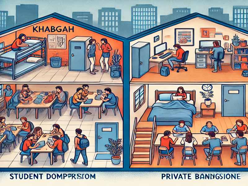 پانسیون یا خوابگاه: کدام یک برای دانشجویان بهتر است؟