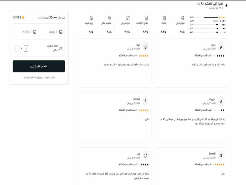 چگونه از دیدگاه‌های کاربران و نظرات آنها برای انتخاب اقامتگاه استفاده کنیم؟